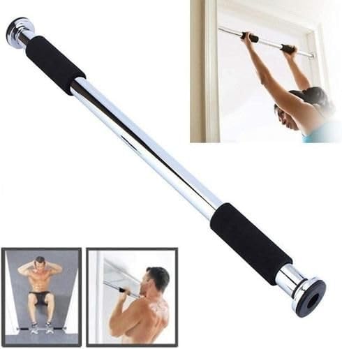 Barra P/ Flexão Exercícios Treino Regulável 62 A 100 Cm Fixa