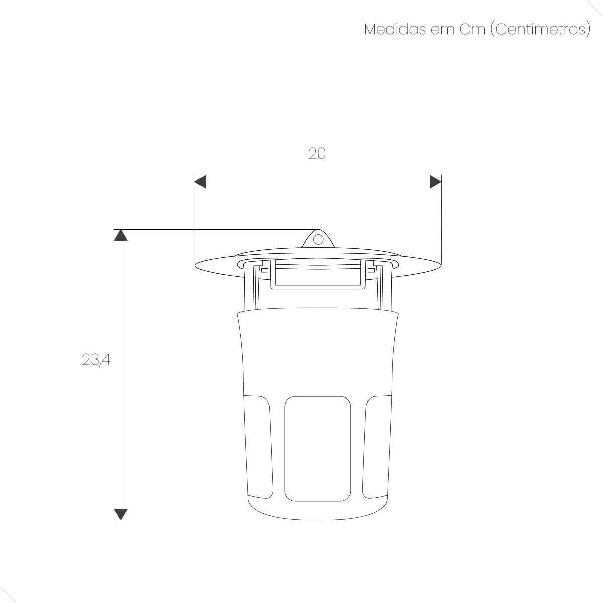 Armadilha Eletrônica para Mosquitos MOSCLEAN.