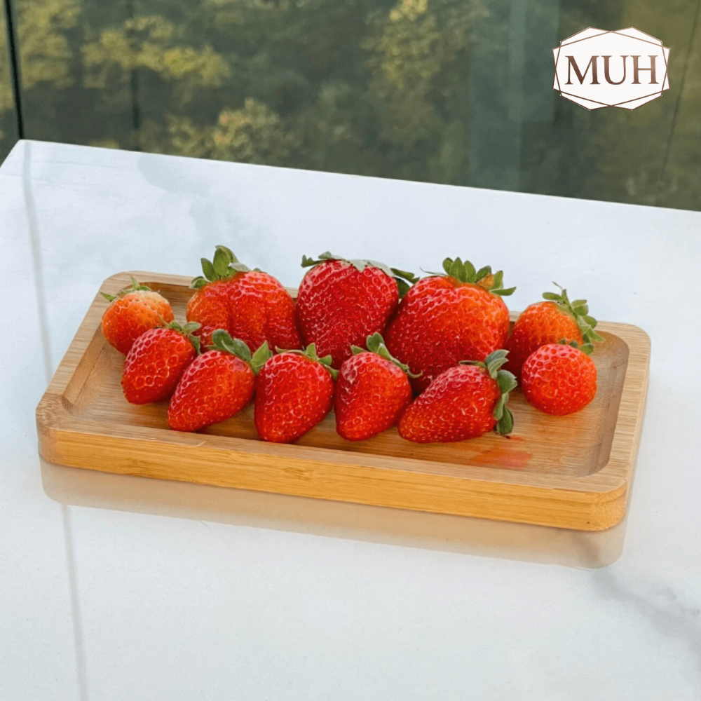 Bandeja Retangular Hire de Bambu 20cm