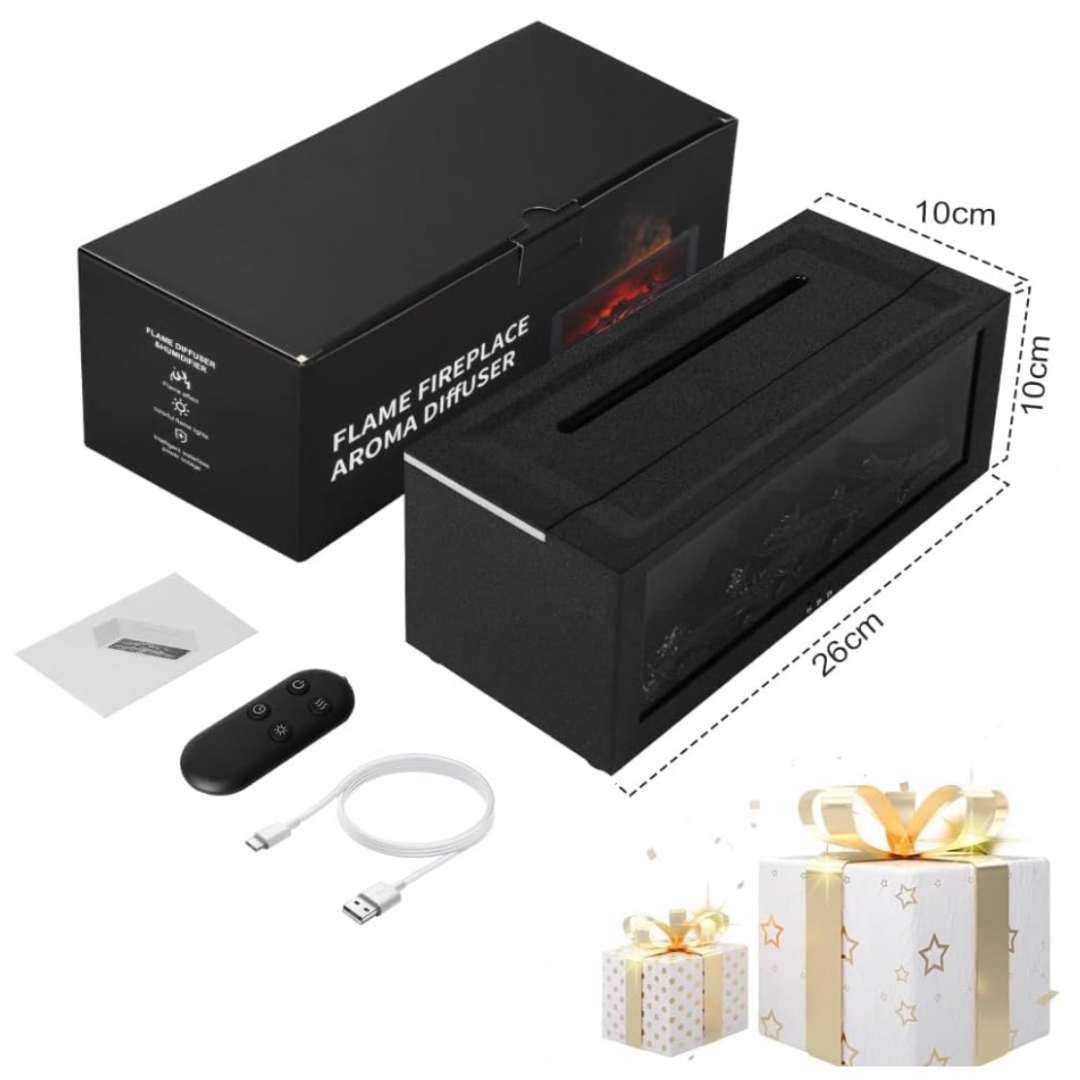 Umidificador Relaxante de Fogueira