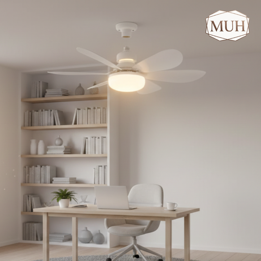 Ventilador de Teto com Lâmpada LED.