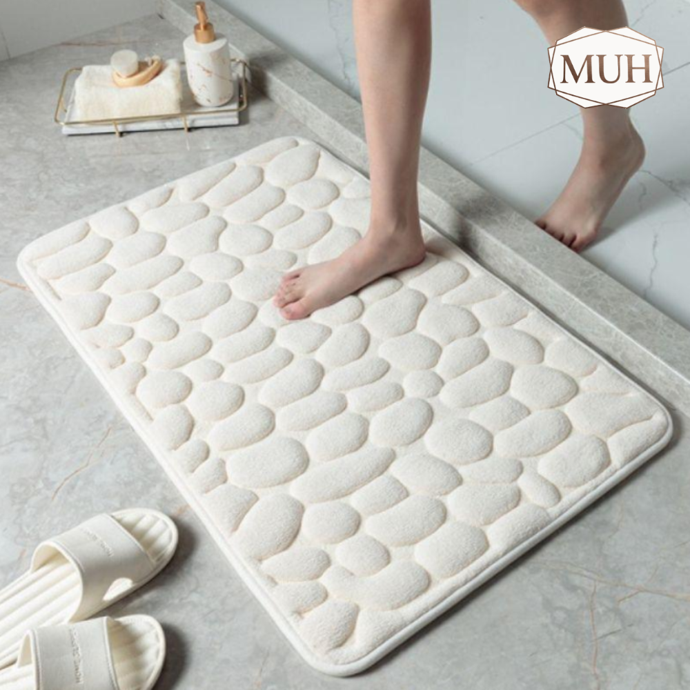 Tapete Para Banheiro Antiderrapante Absorvente e Macio 60x40cm