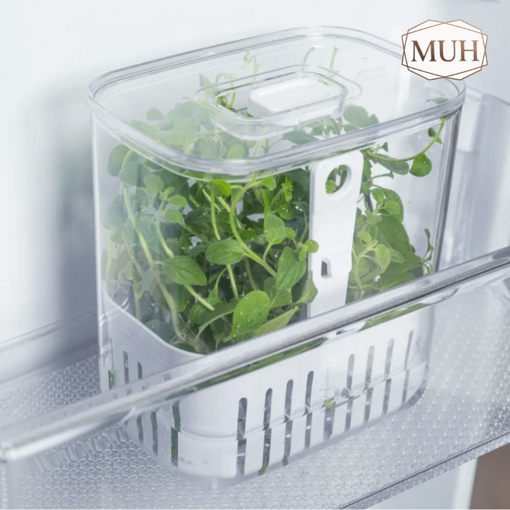 Organizador Pote para Temperos Frescos Clear Fresh 1,5 Litros