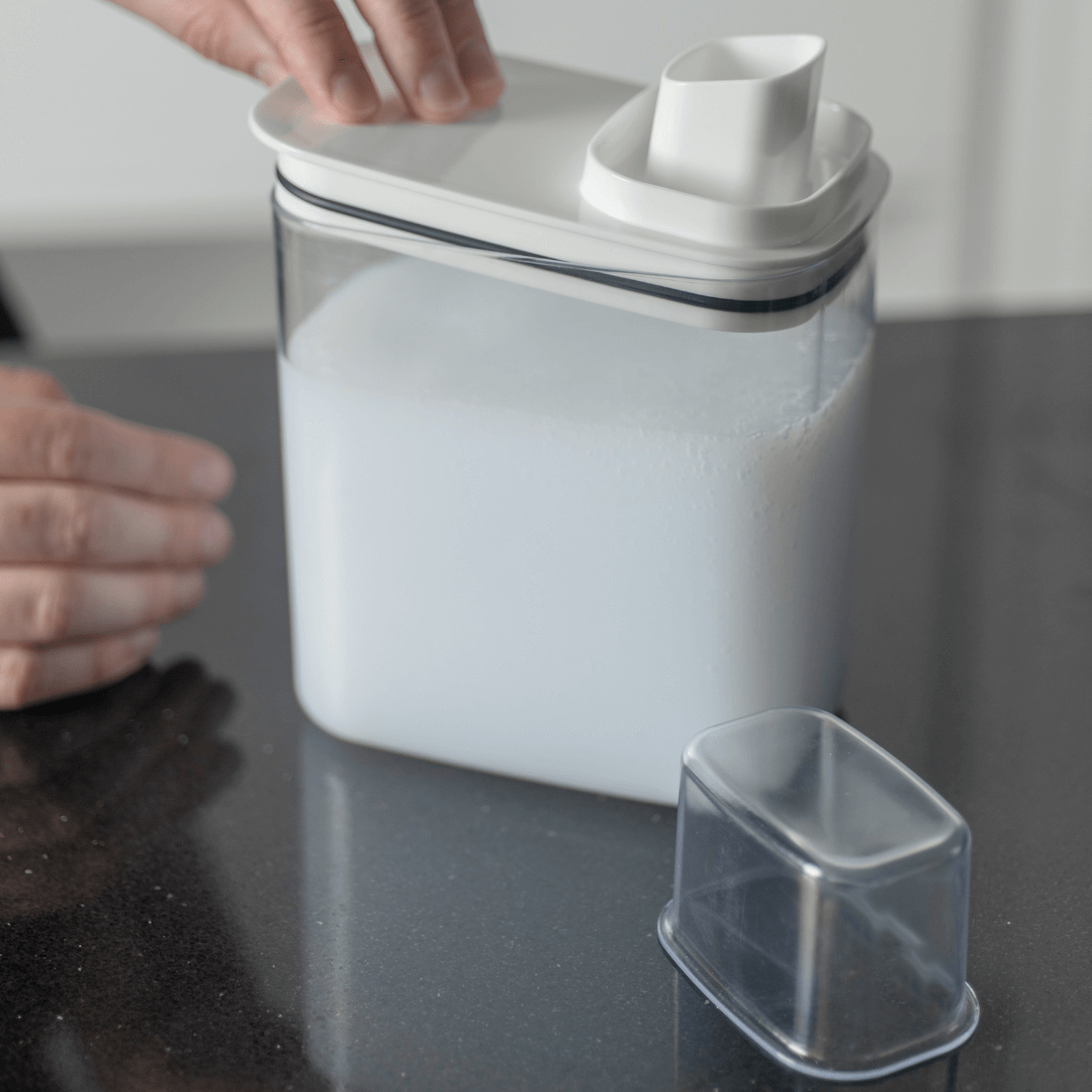 Pote Hermético Dispenser Flow Branco 1,5 Litros