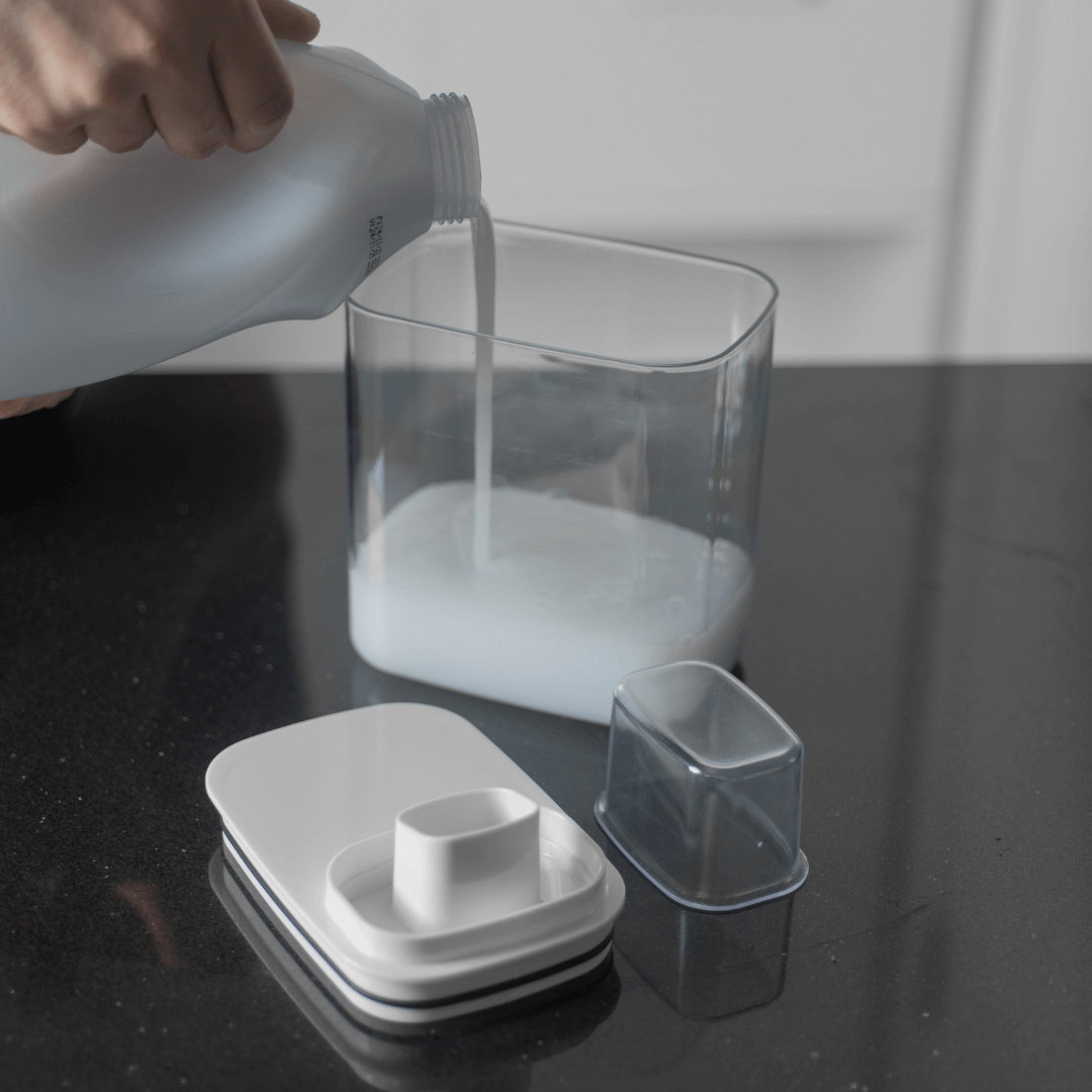 Pote Hermético Dispenser Flow Branco 1,5 Litros