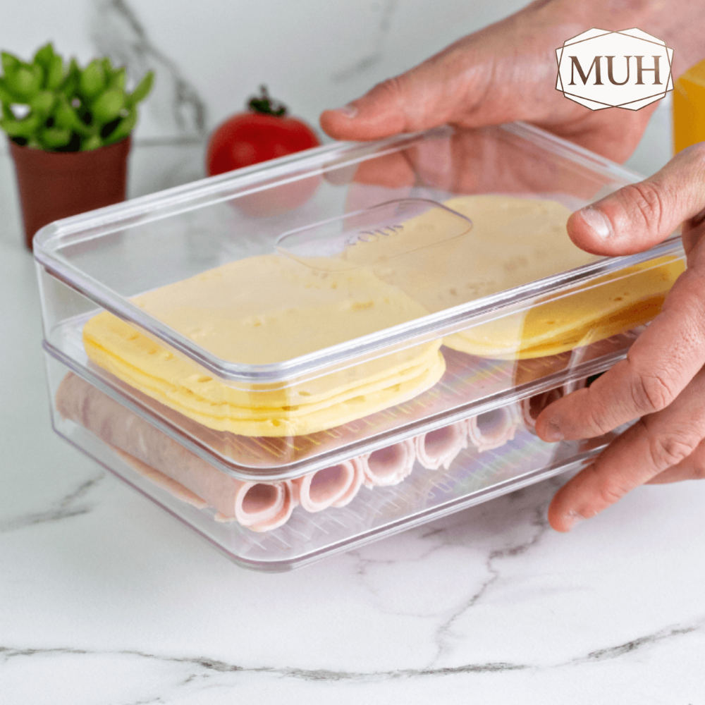 Organizador Porta Frios Duplo Clear Natural