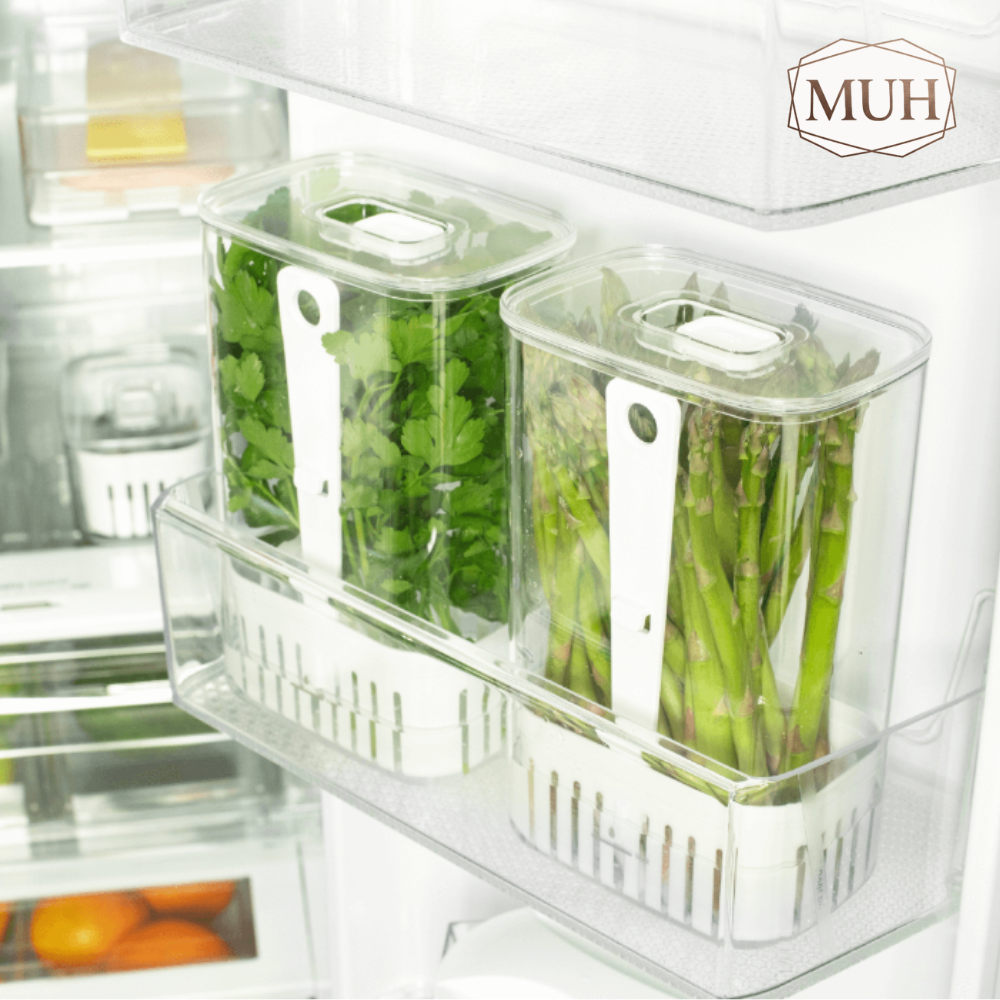 Organizador Pote para Temperos Frescos Clear Fresh 2,3 Litros