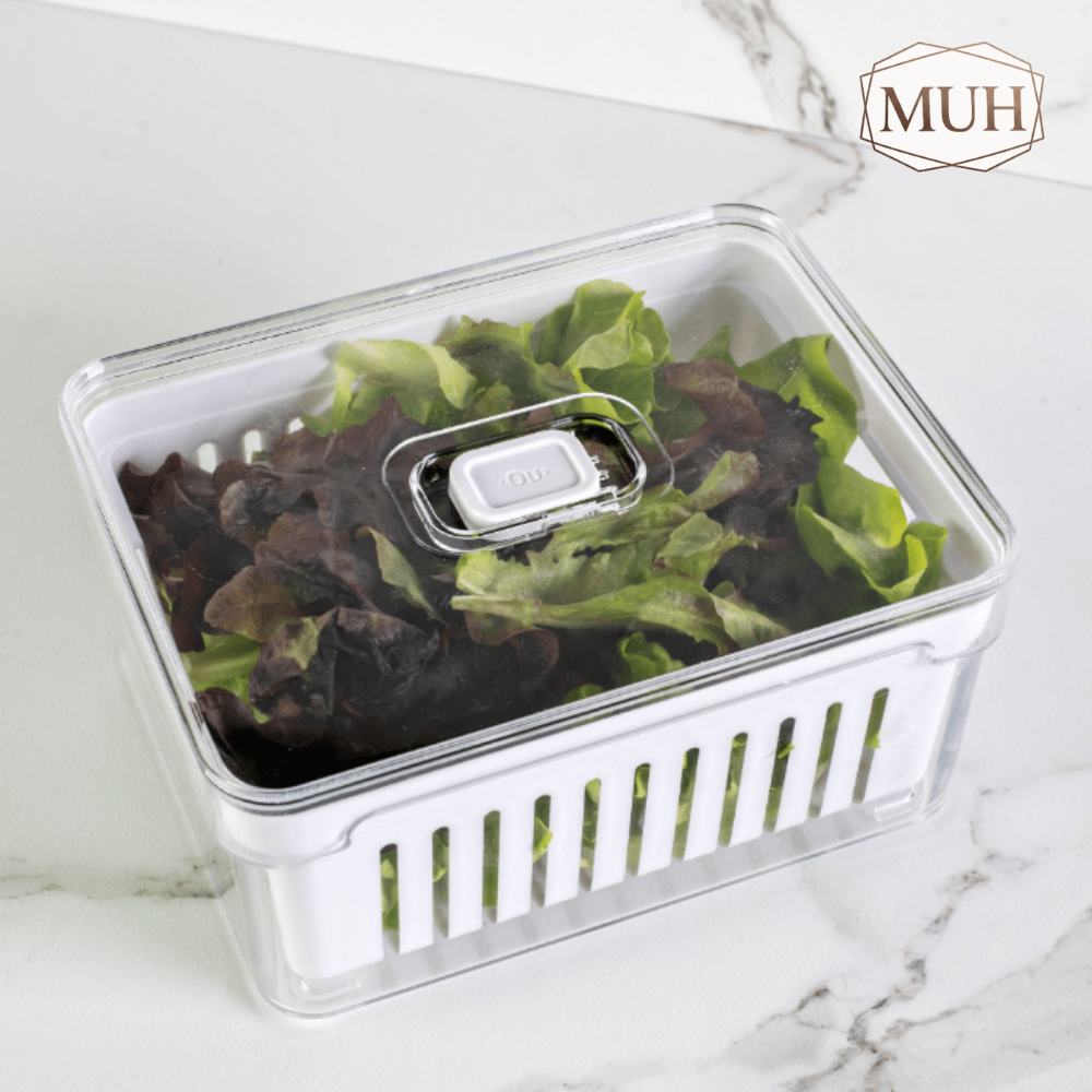 Organizador de Geladeira Clear Fresh com Cesto 2,2 Litros