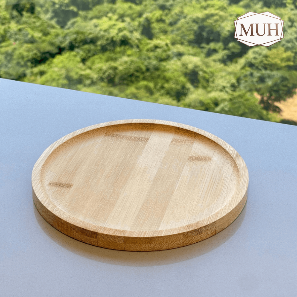 Bandeja de Bambu Round 20 x 20 x 1,5 cm