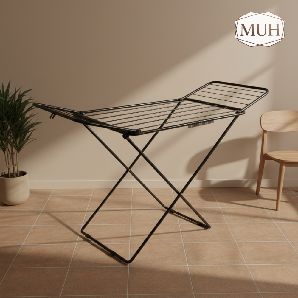 Varal Chão Secalux 101183 Bari Aco Black