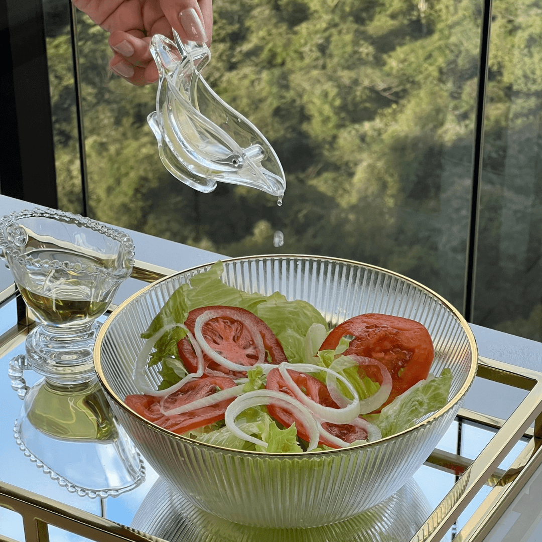 Espremedor de Limao em Acrilico Bird 12cm